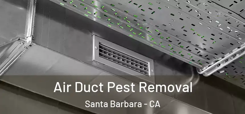Air Duct Pest Removal Santa Barbara - CA
