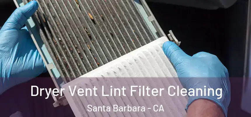 Dryer Vent Lint Filter Cleaning Santa Barbara - CA